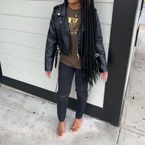 Olive Green “Bad & Boujee” top